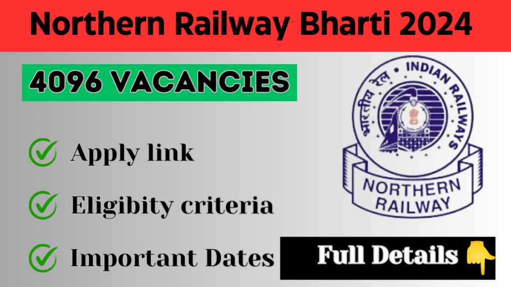 Northern Railway Bharti 2024 